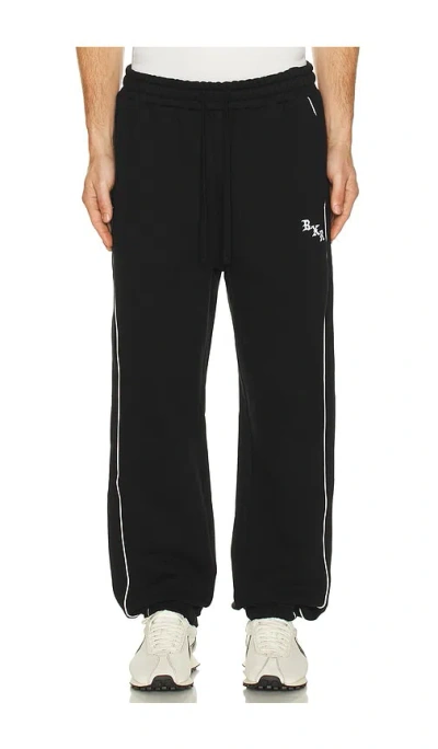 Born X Raised Piped Sweatpants In Black