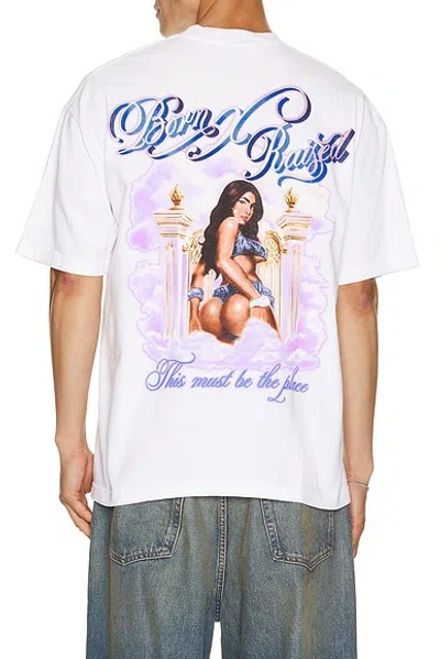 Born X Raised This Must Be The Place Tee In White