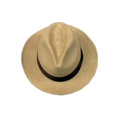 Bornisimo Tobacco Panama Classic Hat In Brown