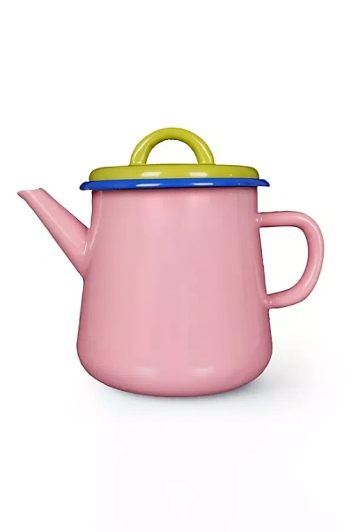 Bornn Colorama Enamelware Teapot In Blue