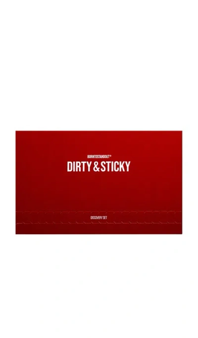 Borntostandout Dirty & Sticky Discovery Kit In Red