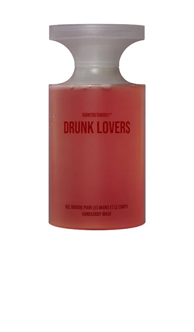 Borntostandout Drunk Lovers 350ml Hand & Body Wash In Red