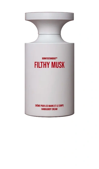Borntostandout Filthy Musk 350ml Hand & Body Cream In White