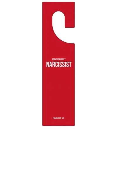 Borntostandout Narcissist Fragrance Tag In Animal Print