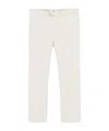 Borrelli Belt-loop Casual Pants In White