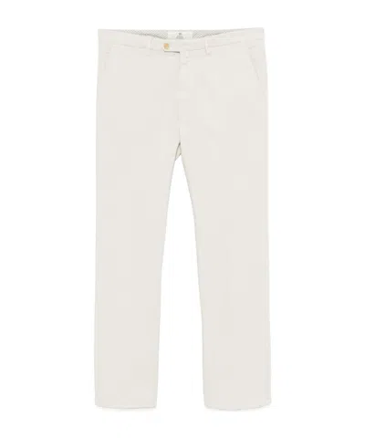 Borrelli Belt-loop Casual Pants In Beige