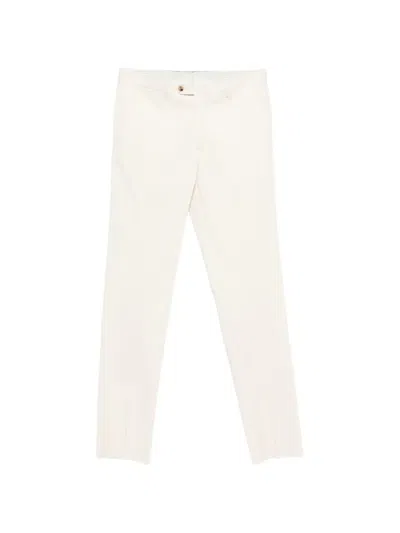 Borrelli Button-fastening Trousers In Neutral