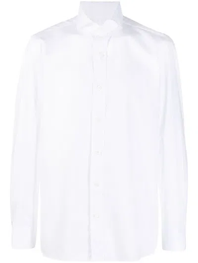 BORRELLI COTTON LONG-SLEEVE SHIRT