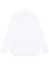 Borrelli Poplin Cotton Shirt In White