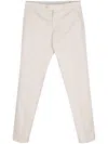 Borrelli Slim-fit Chino Trousers In White