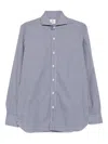 Borrelli Gingham-check Shirt In Multi