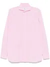 Borrelli Gingham-pattern Shirt In Pink