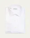 Borrelli Men's Cotton Dress Shirt In White