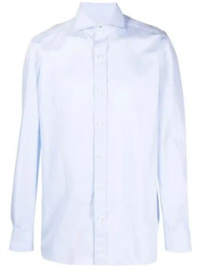 Borrelli Nando Shirt In Sky Blue