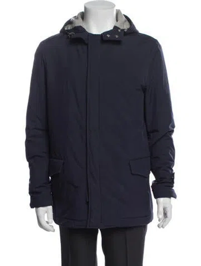 Pre-owned Borrelli Parka In Blue