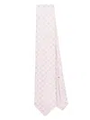 Borrelli Patterned-jacquard Tie In Rosa