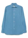 Borrelli Patterned Shirt In Blue