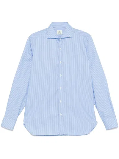 BORRELLI BORRELLI POPELINE SHIRT