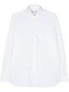 Borrelli Poplin Cotton Shirt In White