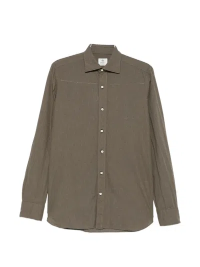 Borrelli Rio Button-down Shirt In Green