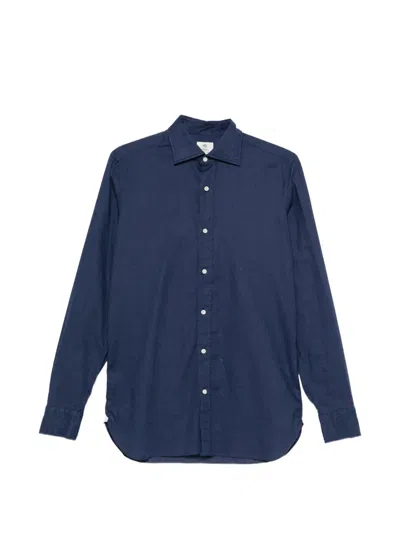 Borrelli Rio Spread-collar Shirt In Animal Print
