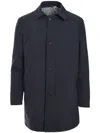 Borrelli Single-breasted Coat In 蓝色