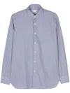 Borrelli Stripe-pattern Cotton Shirt In Blue