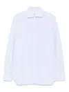 Borrelli Striped Shirt In Blue
