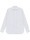 Borrelli Striped Shirt In White