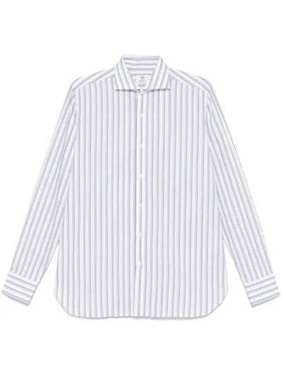 Borrelli Striped Shirt In White