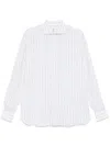 Borrelli Striped Shirt In White