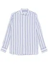 Borrelli Striped Shirt In White