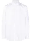 Borrelli Button-down Cotton Shirt In White