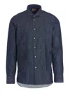 Borriello Napoli Borriello Denim Shirt In Blue