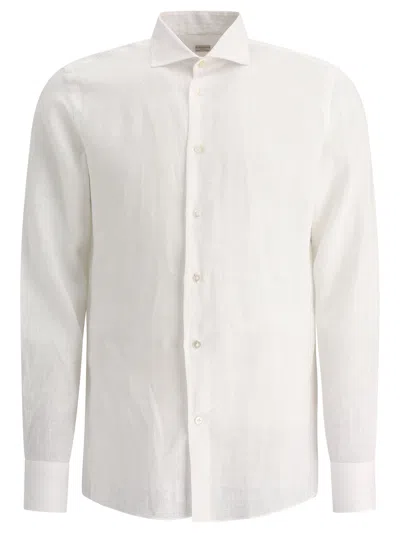 Borriello Classic Linen Shirt Shirts White