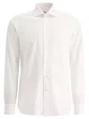 BORRIELLO CLASSIC SHIRT SHIRTS WHITE