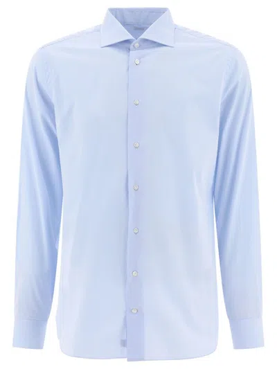 Borriello Napoli Marechiaro Shirts In Light Blue