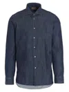Borriello Napoli Borriello Denim Shirt In Blue