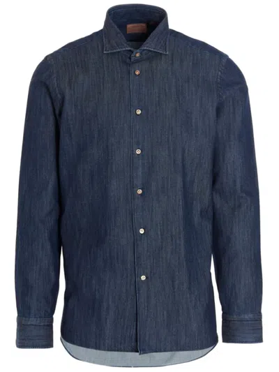 Borriello Napoli Borriello 'marechiaro' Shirt In Blue