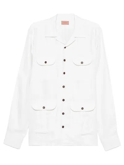 Borriello Napoli Borriello Linen Overshirt In White
