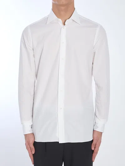 Borriello Napoli Spaccanapoli Long-sleeved Shirt In White