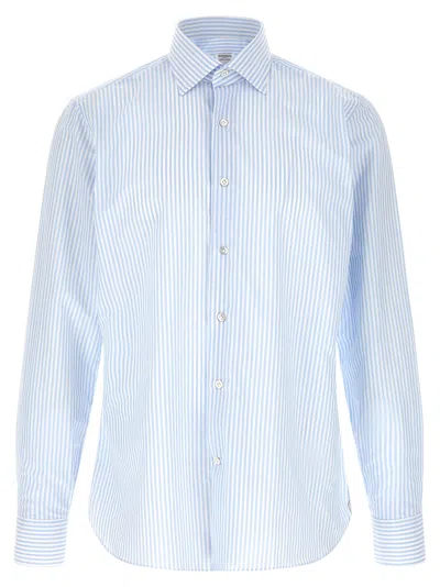 Borriello Napoli Borriello Striped Shirt In Blue