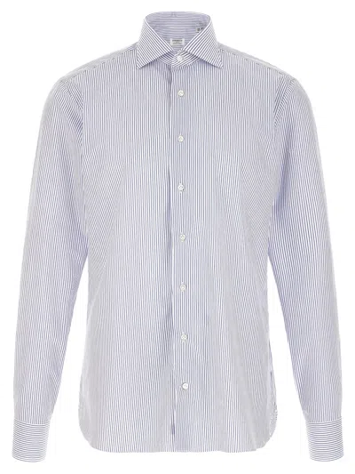 Borriello Napoli Borriello Striped Shirt In Blue
