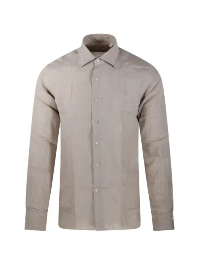 Borriello Napoli Buttoned Shirt In Gray