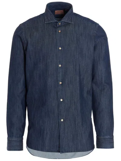 BORRIELLO NAPOLI DENIM SHIRT