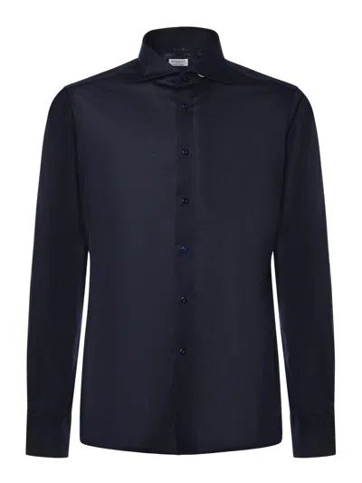 Borriello Napoli Buttoned Shirt In Blue