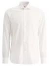 Borriello Napoli Marechiaro Classic Buttoned Shirt In White