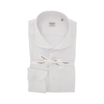 Borriello Napoli Cotton And Linen Shirt In White