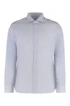 Borriello Napoli Striped Long-sleeve Shirt In Blue