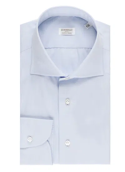Borriello Napoli Marechiaro Buttoned Long-sleeve Shirt In Blue